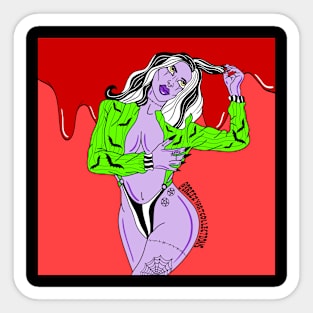 Spooky Baddie Sticker